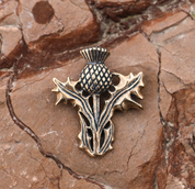 SCOTTISH THISTLE - ALBA, BRONZE PENDANT - CELTIC PENDANTS