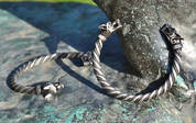 FENRIR, VIKING WOLF BRACELET - PEWTER - WIKINGERAMULETTE