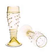 REPLICA OF MEDIEVAL GLASS, BOHEMIA, XIV. CENTURY - REPLIKEN HISTORISCHER GLAS