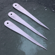 TOP DOG THROWING KNIVES, SET OF 3 POLISHED - SHARP BLADES - THROWING KNIVES