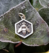 BEE, SILVER PENDANT - PENDANTS