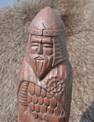 PERUN, SLAVIC GOD, ARTIFICIAL STONE - BROWN - SLAVIC STATUES, BOHEMIA, MORAVIA