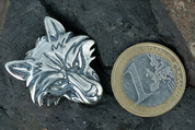 VUK, WOLF PENDANT, STERLING SILVER - PENDANTS