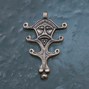 VELES, REPRODUCTION OF A SLAVIC PENDANT, ZINC - ANTIQUE BRASS - ALL PENDANTS, OUR PRODUCTION