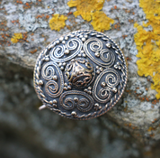 VIKING BROOCH, STORA RYK, FÄRGELANDA, SWEDEN, BRONZE - COSTUME BROOCHES, FIBULAE