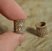 VIKING BEARD RING, BRONZE - HISTORISCHEN REPLIKEN AUS BRONZE