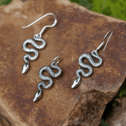 SNAKE, SILVER EARRINGS AND PENDANT - JEWELLERY SETS