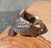 CORVUS, RABE, RING AUS BRONZE - RINGE - BRONZE