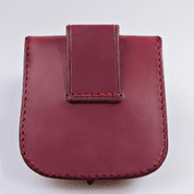 GENTLEMAN, LEATHER BELT BAG - RED - BAGS, SPORRANS