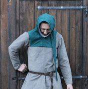 MEDIEVAL HOOD WITH LINEN LINING - CLOTHING FOR MEN