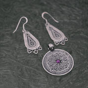 LADA, SILVER SLAVIC EARRINGS, AG 925 - EARRINGS