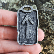 TIWAZ - RUNE PENDANT, ZINC - RUNE PENDANTS