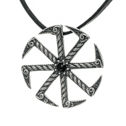 KOLOVRAT, SLAWISCHES SYMBOL DER SONNE, ANHÄNGER, SILBER 925 - ANHÄNGER - SCHMUCK, SILBER