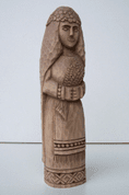 SLAVIC GODDESS ŽIVA, CARVED IN WOOD - WOODEN STATUES, PLAQUES, BOXES