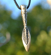 GUNGNIR, SPEAR OF ODIN, BRONZE PENDANT - WIKINGERAMULETTE