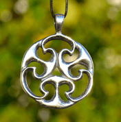 KELTISCHER TALISMAN DES LEBENS, NACHBILDUNG EINES FUNDES, WAHRSCHEINLICH GALLIEN, AG 925, 10 G - ANHÄNGER - SCHMUCK, SILBER