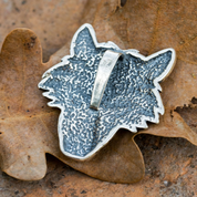 VUK, WOLF PENDANT, STERLING SILVER - PENDANTS