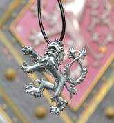 SILVER CZECH LION, SILVER 925, 10 G - PENDANTS