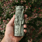 VELES, SLAVIC GOD, STATUETTE ARTIFICIAL STONE - SLAVIC STATUES, BOHEMIA, MORAVIA