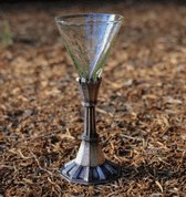 CASTLE TOWER, GOBLET, HISTORICAL GLASS, TIN - TIN GOBLETS