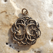 CELTIC TREE OF LIFE, KNOTTED, ZINC PENDANT, ANTIQUE BRASS - ALL PENDANTS, OUR PRODUCTION