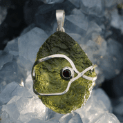 LARA, SILBERANHÄNGER, MOLDAVIT AG 925 - MOLDAVITE