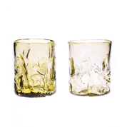 WHISKEY GLASS SET, 2 GLASSES, GREEN FORREST - REPLIKEN HISTORISCHER GLAS