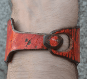 HELIOS, HANDCRAFTED LEATHER WRISTBAND - WRISTBANDS