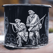 CZECHOSLOVAK LEGION ENAMEL MUG - MUGS, GOBLETS, SCARVES