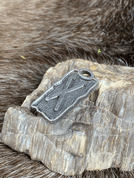 GEBO - RUNE AMULET ZINC ANTIQUE SILVER - RUNE PENDANTS