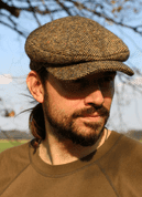 DAITHI CAP TWEED, BRAUN, IRLAND - HÜTE AUS IRLAND