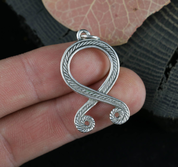 TROLL CROSS, ODAL RUNE, PENDANT, STERLING SILVER - PENDANTS