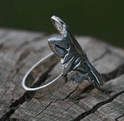 TÊTE DE LOUP, ARGENT 925 BAGUE - ANNEAUX