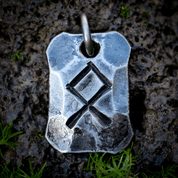 OTHILA, FORGED RUNE, AMULET, STEEL - RUNE PENDANTS