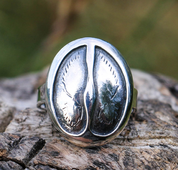 DEER TRACK, SILVER RING - RINGS