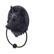 WOLF MOON DOOR KNOCKER 20.5CM - FIGUREN, LAMPEN