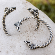 DREKI, VIKING STERLING SILVER BRACELET - BRACELETS