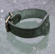 DEER, LEATHER HUNTING BRACELET - WRISTBANDS