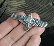 FLIEGENDE KRÄHE - ANHÄNGER, SILBER - ANHÄNGER - SCHMUCK, SILBER