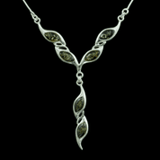 NATALKA, COLLIER, AMBRE, ARGENT - AMBRE ET ARGENT