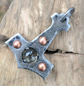 THOR'S HAMMER, FORGED, STEAMPUNK - WIKINGERAMULETTE