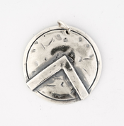 SPARTA, SPARTAN SHIELD, PENDANT, SILVER 925 - PENDANTS