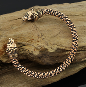 BJÖRN, BEAR, BRONZE BRACELET - VIKING, SLAVIC, CELTIC BRACELETS - BRONZE AND BRASS