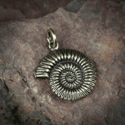 AMMONITE, PENDANT, ZINC ANTIQUE BRASS - ALL PENDANTS, OUR PRODUCTION