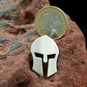 SPARTAN HELMET, PENDANT, SILVER - PENDANTS