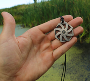 KOLOVRAT, SLAVIC PENDANT, TIN, ROD SERBIA - SLAVIC AMULETS