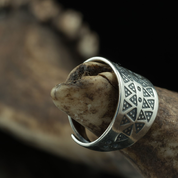 VIKING RING, STERLING SILVER, REPLICA - RINGS