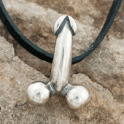 FASCINUS, ROMAN PHALLIC PENDANT, SILVER - PENDANTS