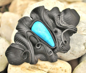 TURQUOISE HAIR CLASP - FANTASY JEWELS