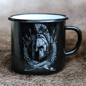 MOLON LABE ENAMEL MUG - MUGS, GOBLETS, SCARVES